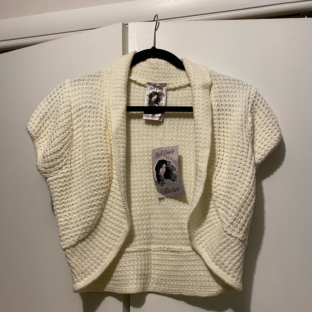 Cream Knit Women Sweater